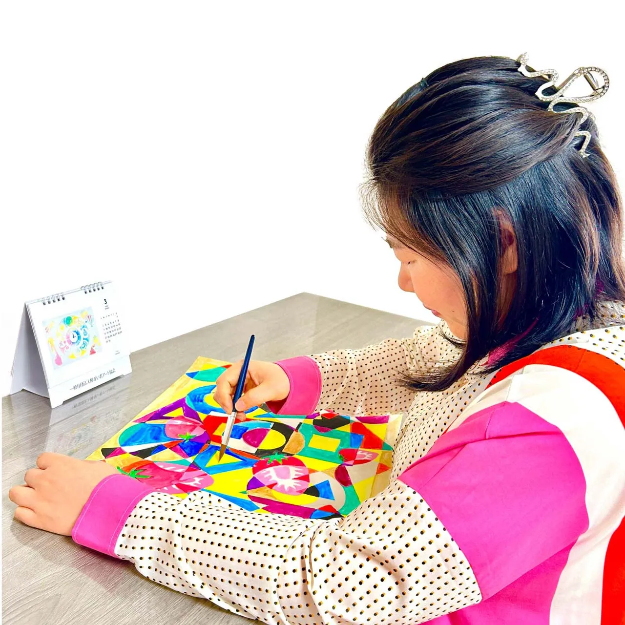 アール・ブリュット作家CHABIの写真