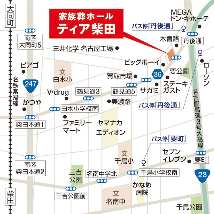 ティア柴田地図