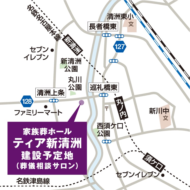 ティア新清洲地図