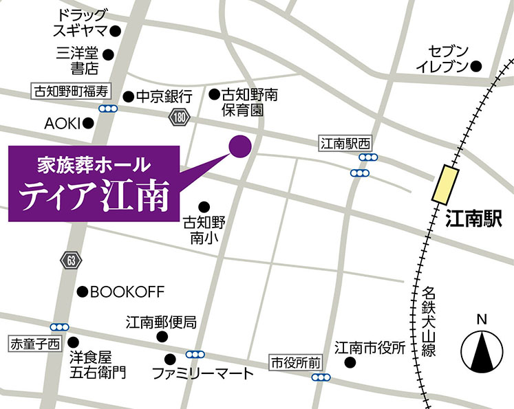 ティア江南地図